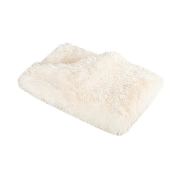 Fluffy Plush Dog Blanket Sleeping Mat Cushion Mattress Extra Soft Warm Pet Throw Blankets