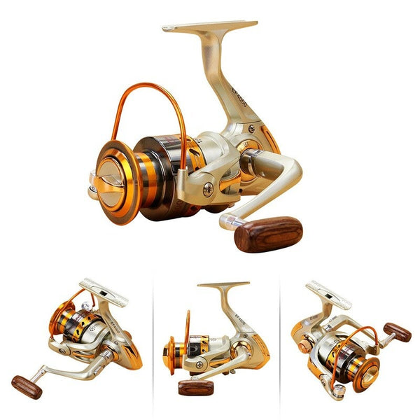 12 Bb Fishing Reel Left Right Interchangeable Collapsible Handle Spinning Ultra Light Smooth Rock
