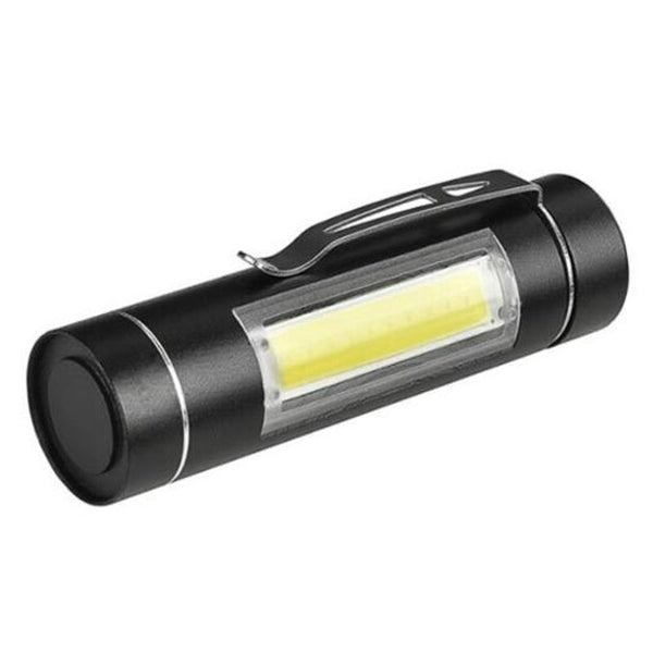 Mini Portable Handheld Aluminum Alloy Led Flashlight With Pen Clamp
