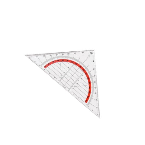 15Pcs Multi Function Square Triangle Scale Engineering Ruler 15Cm Protractor