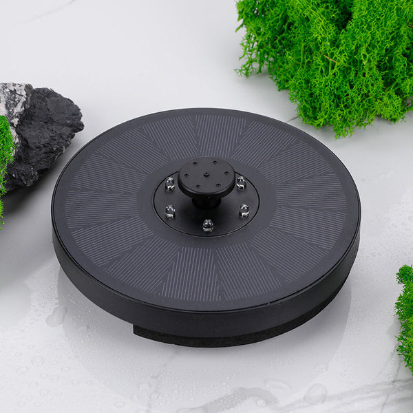 Solar Fountain Pump Light Round Floating Color Led