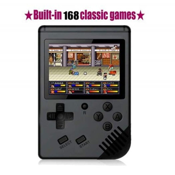Games Retro Handheld Console Support Tv 2 Player Classic Black