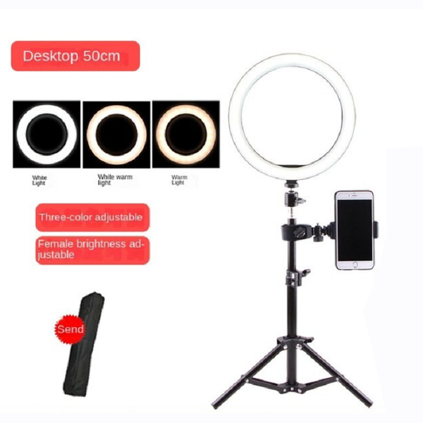 H G Phones Tech 6 Inch Led Ring Light With Tripod Stand For Youtube Video Tiktok Makeup