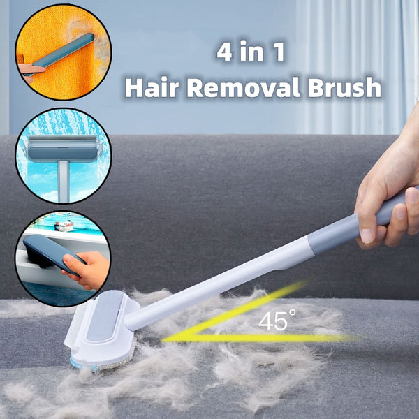 4 In 1 Multifunctional Hair Removal Brush Pet Dog Cat Cleaner Remover Window Screen Cleaning Tool Gadgets