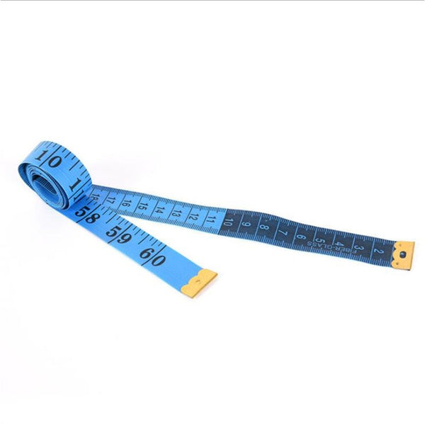 Flat 150Cm/60In Body Measuring Ruler Sewing Tailor Tape Measure Soft Meter (Random)