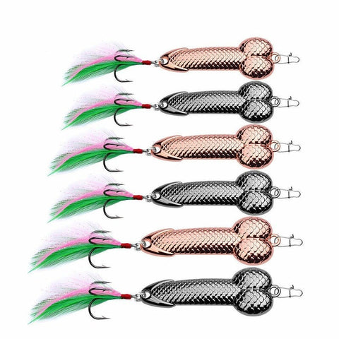 Fishing Lures Tackle Hook Dick Spinner Spoon Pike Vib Wobble