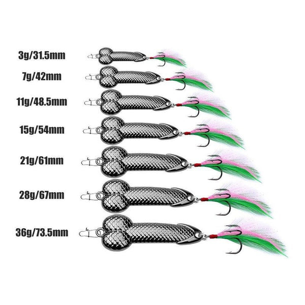 Fishing Lures Tackle Hook Dick Spinner Spoon Pike Vib Wobble
