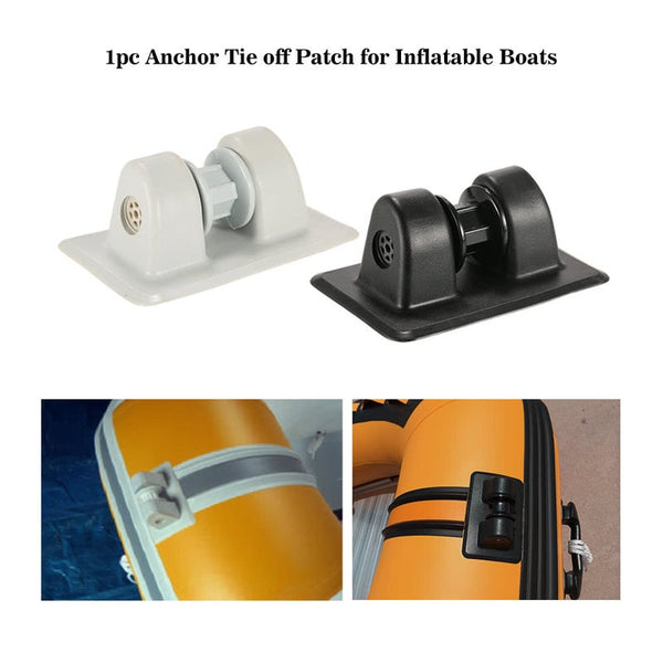 Pvc Anchor Tie Off Patch Holder Wheel Row Roller Inflatable Boats Kayaks Dinghy