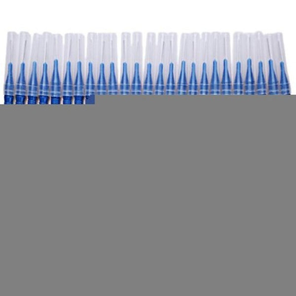 2.5Mm Red Blue Oral Cleaning Interdental Brush 50Pcs Rosso
