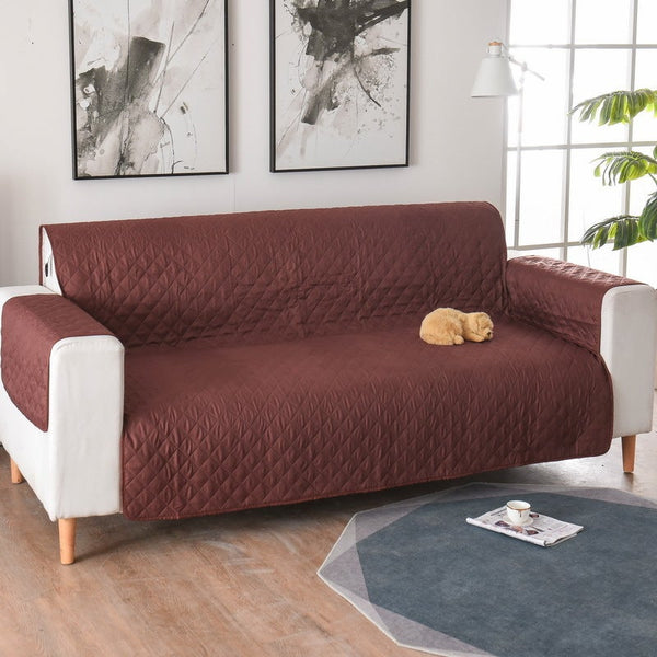 2 Seater High Stretch Sofa Cover Couch Lounge Protector Slipcovers Easy Covers Solid Colours