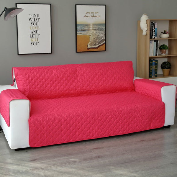 2 Seater High Stretch Sofa Cover Couch Lounge Protector Slipcovers Easy Covers Solid Colours