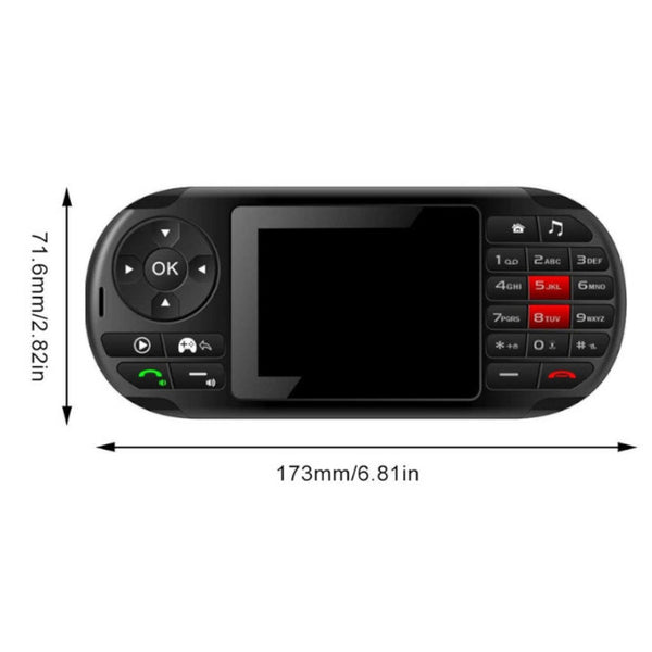 2.8 Inch Game Console Handheld Gamepad Straight Button For Psp 4 Frequency