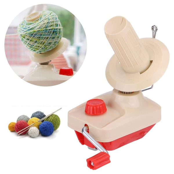 Manual Yarn Winding Machine Plastic Rod Knitting Crochet Tools