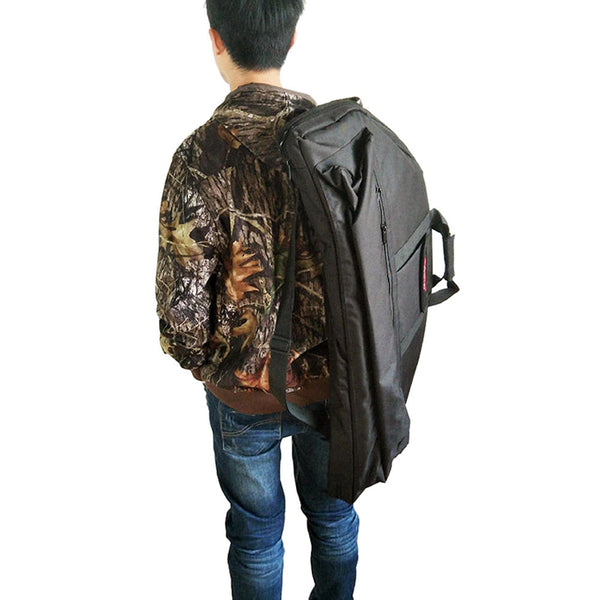 Black Shoulder Compound Canvas Arrow Bag Protective Archery Case