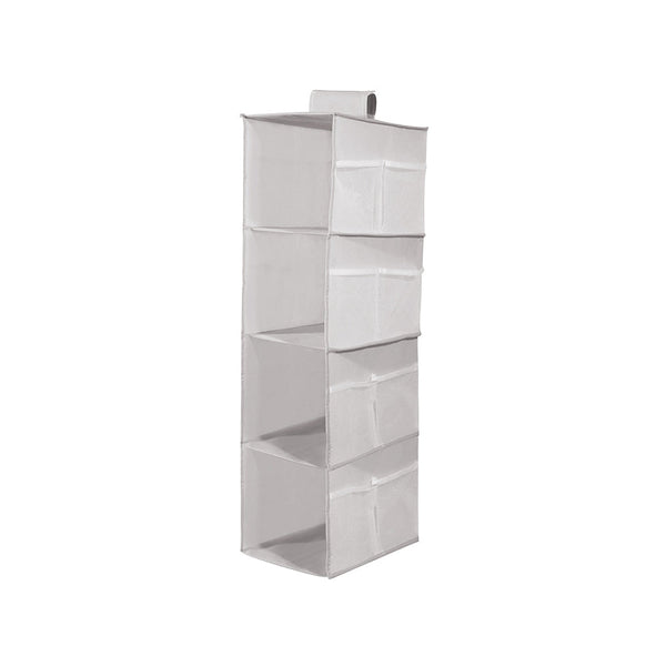 4 Layers Hanging Cube Closet Wardrobe Organiser Side Storage