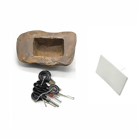 Concealed Stone Key Keeper Spare Fake Rock Outdoor Storage