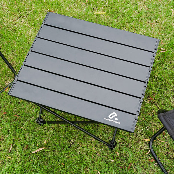 Hyperanger Portable Aluminum Alloy Camping Folding Picnic Table Set