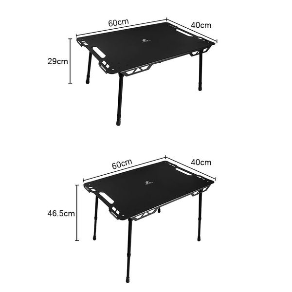 Hyperanger Aluminum Alloy Outdoor Camping Tactical Table Foldable Lightweight