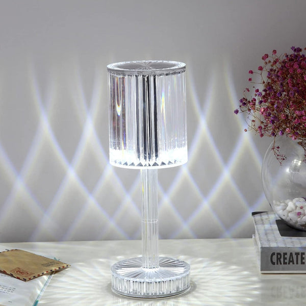Crystal Gatsby Remote And Touch Control Night Lamp Usb Rechargeable 10 Hours