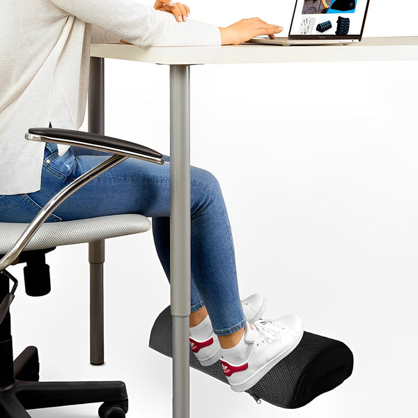 Comfeya Comfort Foot Rest Under Desk Ergonomic Footrest Cushion Stability Grip