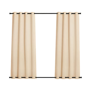 Comfeya 2-Panel Weighted Blackout Curtains Outdoor Patio Privacy And Wind Protection