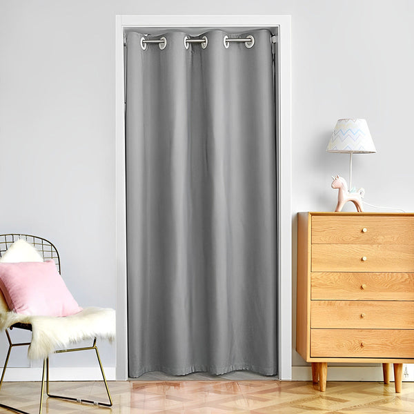 Comfeya Grommet Top Doorway Curtain - Room Darkening Thermal Insulated