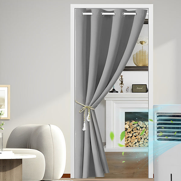 Comfeya Grommet Top Doorway Curtain - Room Darkening Thermal Insulated