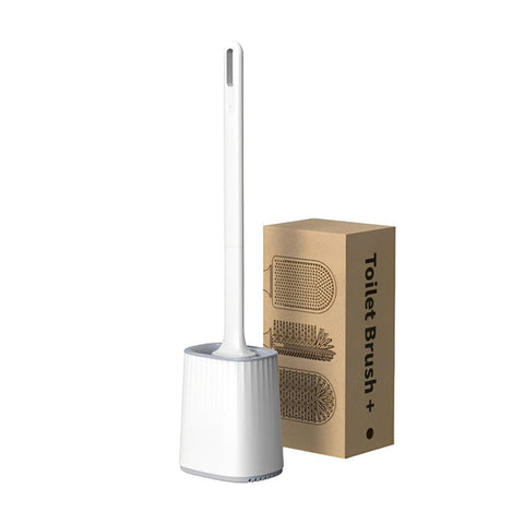 Cleanfok Toilet Brush With Ventilated Holder - Odor-Free Durable And Hygienic