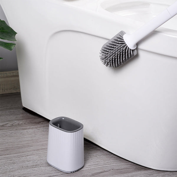 Cleanfok Toilet Brush With Ventilated Holder - Odor-Free Durable And Hygienic