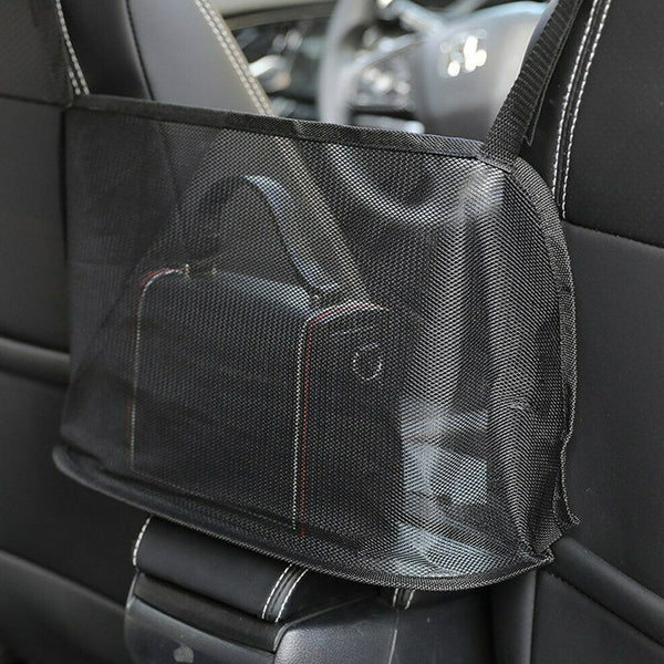 Mesh Handbag Holder And Car Storage Seat Gap Organizer