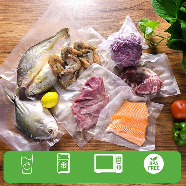 Transparent Vacuum Sealer Keeper Bags Food Saver Storage Rolls