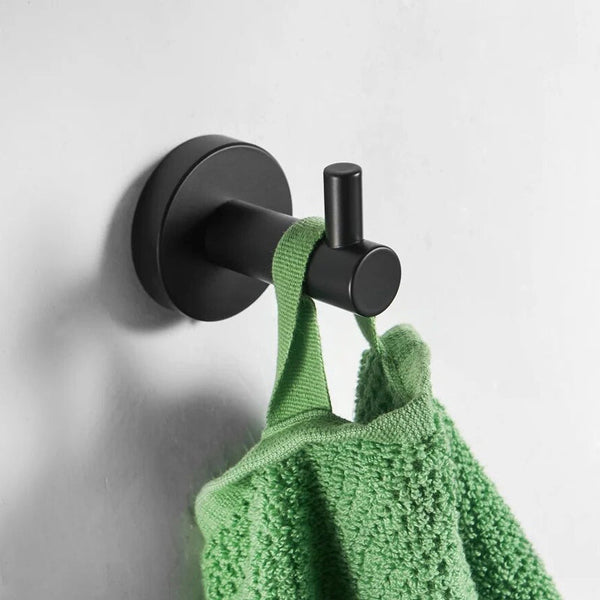 Wall Mounted Stainless Steel Towel Toilet Paper Hook Robe Holder Bathroom Rack