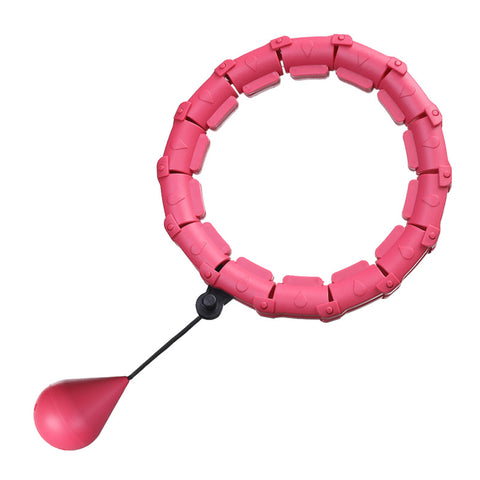 24 Section Adjustable Abdominal Weighted Hula Hoop - Available In Colors