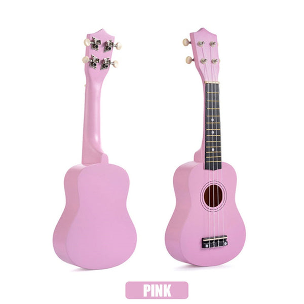 21 Inch Ukulele Basswood Acoustic Nylon 4 Strings Guitar Musical Instrument For Beginners Players