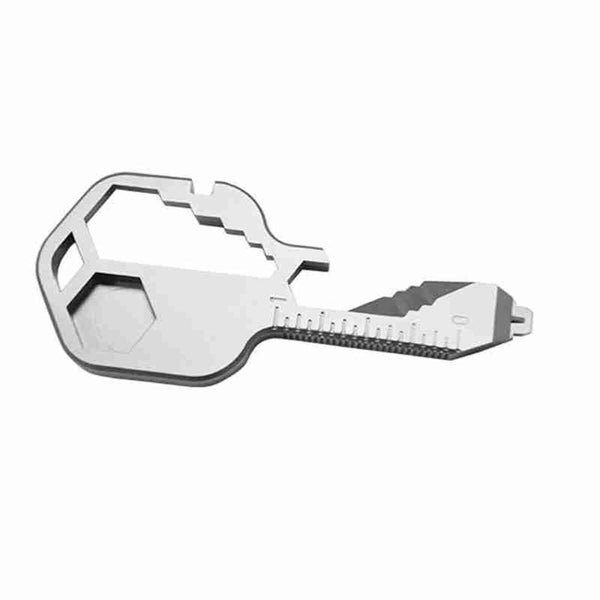 24 In 1 Multifunctional Mini Pocket Repair Outdoor Tool Key Ring Keyring Screwdriver Gadget Portable Slotted Camp Hike