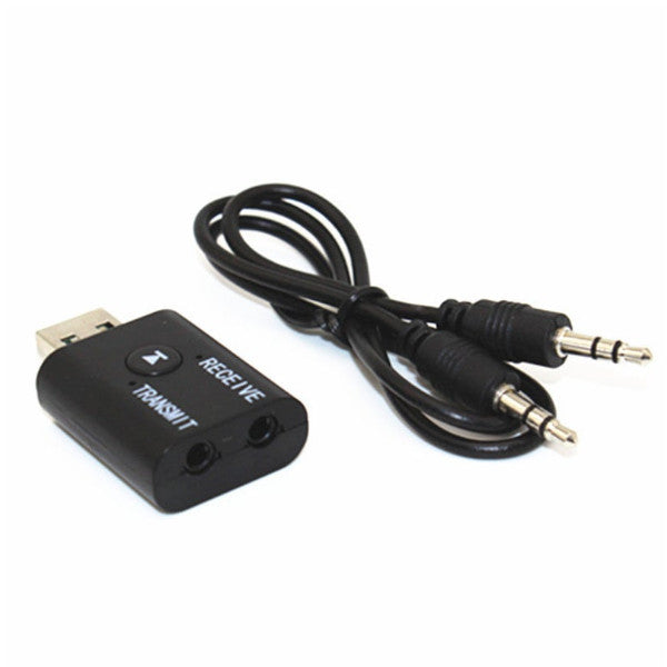 2 In 1 Bluetooth Dongle 3.5Mm Aux Audio Transmitter Receiver Wireless Stereo Adapter