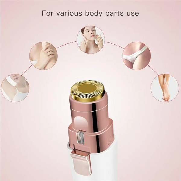 2 In 1 Electric Eyebrow Trimmer Female Women Epilator Brow Lip Hair Removal Mini Painless Face Whole Body Shaver