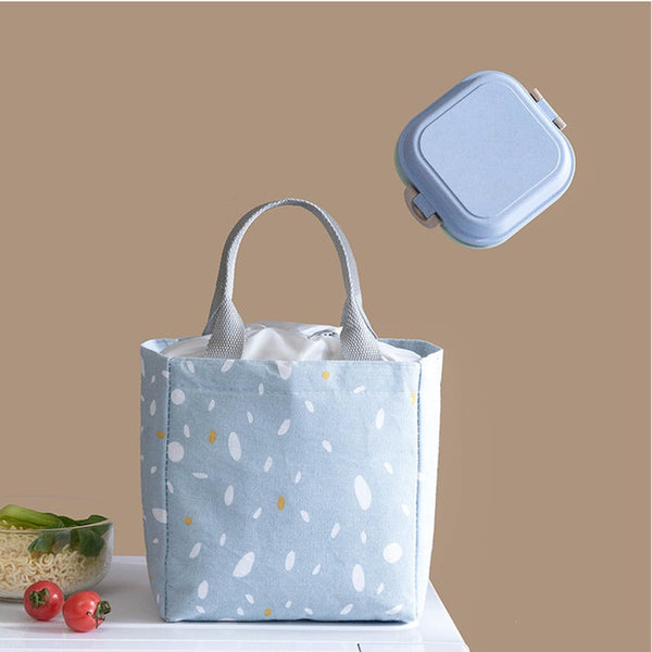 Portable Cooler Lunch Bag Kids Women Travel Thermal Insulated Storage