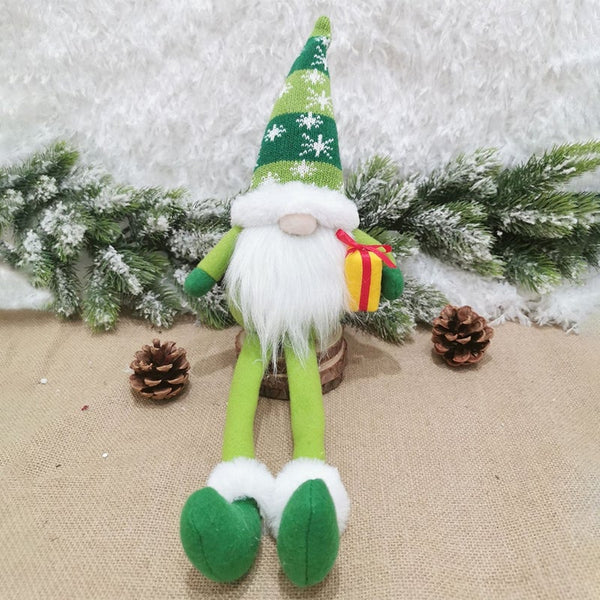 Christmas Easter Faceless Doll Ornaments Old Man Window Showcase Decorations