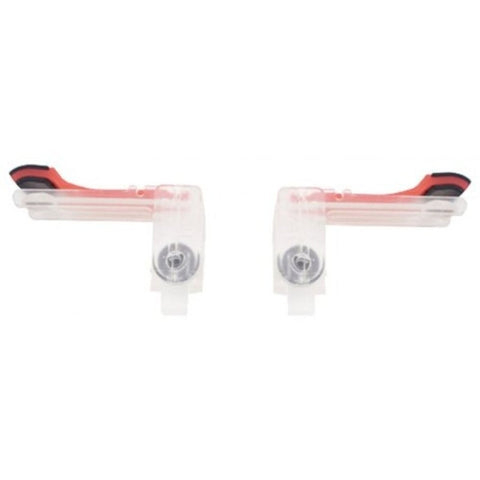 2Pcs Mobile Phone Gaming Fire Button Trigger L1r1 Shooting Controller Red