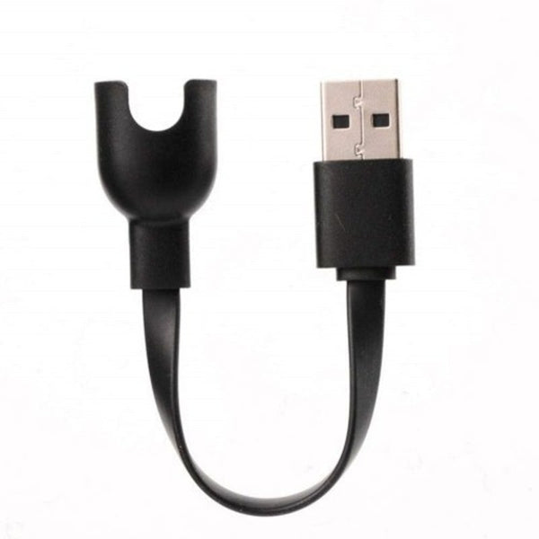 2Pcs Usb Charging Cable For Xiaomi Mi Band 3 Black