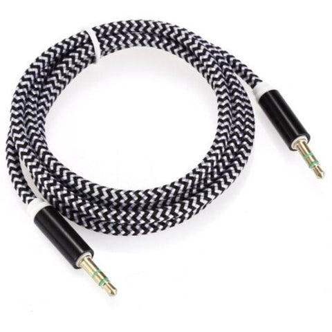 3.5Mm Male To Section Interface Audio Cable 1M Black