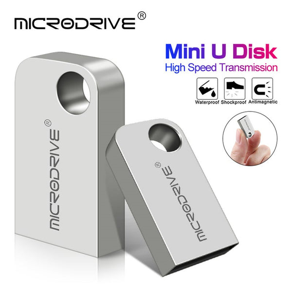 Metal Usb Flash Drive 32Gb Super Mini Pen Tiny Waterproof Memory Stick Storage