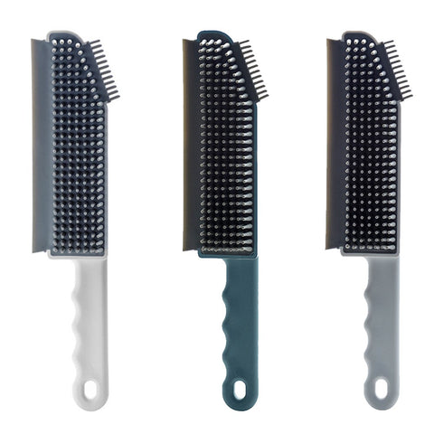 3 In 1 Tpr Cleaning Brush Mirror Scraper Window Crevice For Kitchen Bathroom