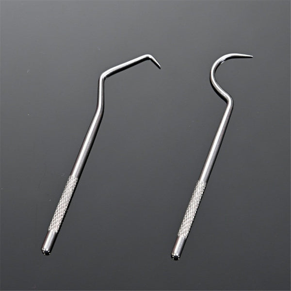 3 Sets Outdoor Portable Toothpick Stainless Steel And Holder Rust Resistance Pick Tools