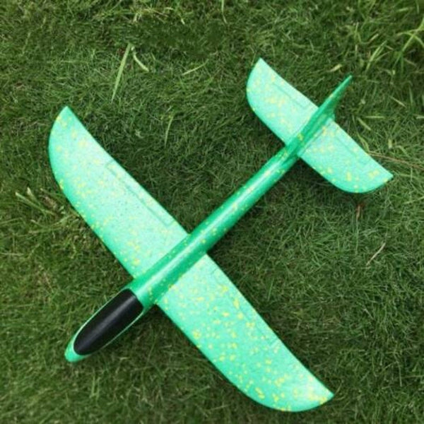 36Cm Hand Throw Flying Glider Planes Foam Aircraft Model Party Game Children Outdoor Fun Toys Blue