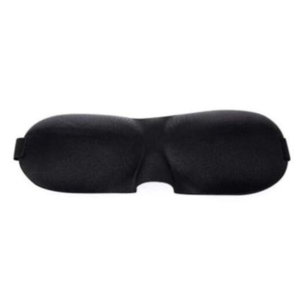 3D Portable Travel Sleep Rest Eye Mask Case Black