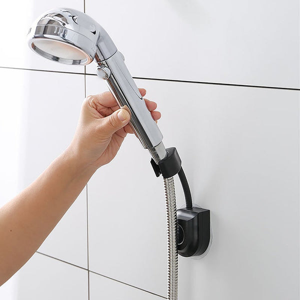 3Pcs 360 Shower Head Holder Punch Free Adjustable Wall Mounted Adjusting Bracket Base Brackets Bathroom Accessories