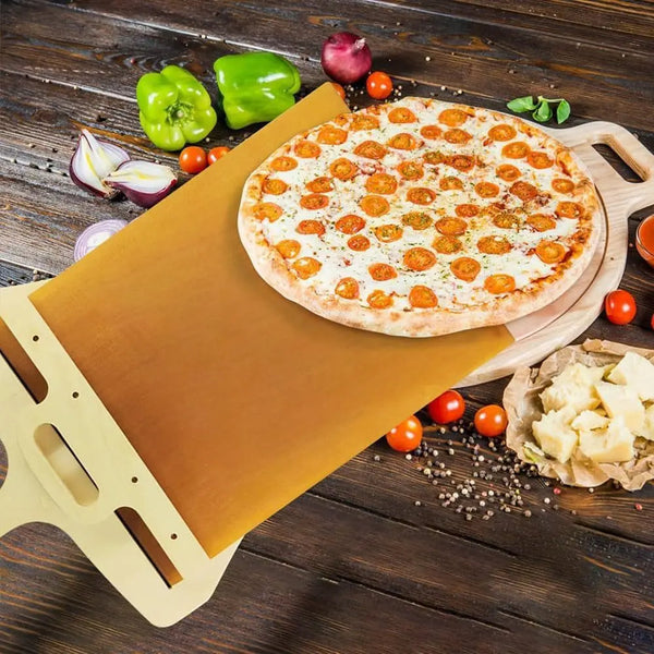 Kitchen Gadgets Sliding Pizza Shovel Non Stick Smooth Cutting Board Storage Transfer Baking Tool