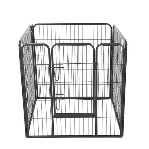 4 Panels 100 Cm Heavy Duty Pet Dog Cat Puppy Rabbit Exercise Playpen Fence Extension